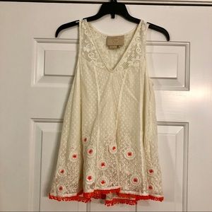 Anthropologie Vanessa Virginia Lace Tank Top